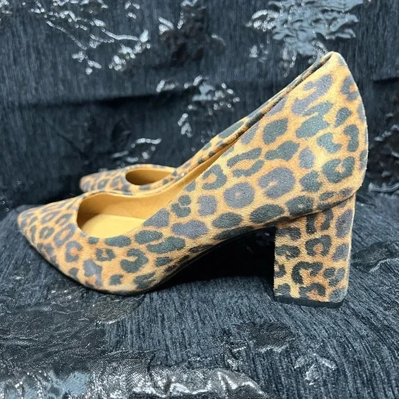 Abound Aubry Block Heel Pump in Leopard Cheetah NWOT Size 6.5 - Picture 4 of 7